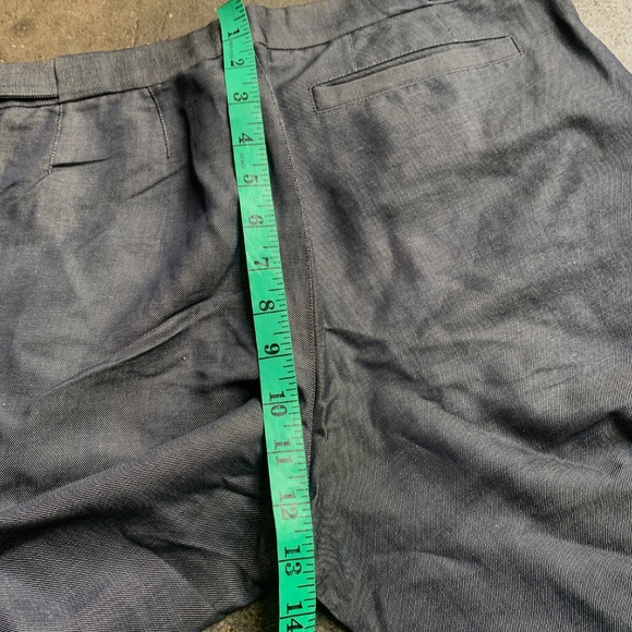 Neil Barrett Adjustable Linen Vintage Neil Pants w/ Zipper and raw hem - Picture 2 of 12